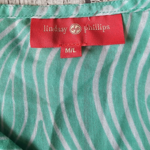 Lindsay Philips Women’s Size M/L Swim Cover-Up Dress Lightweight Beachy Vacation - Picture 7 of 7